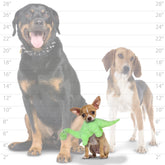 Tuffy Dog Toys - Mighty Dinosaur Brachiosaurus Plush Squeaky Dog Toy