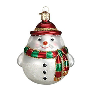 Old World Christmas - Round Snowman Ornament