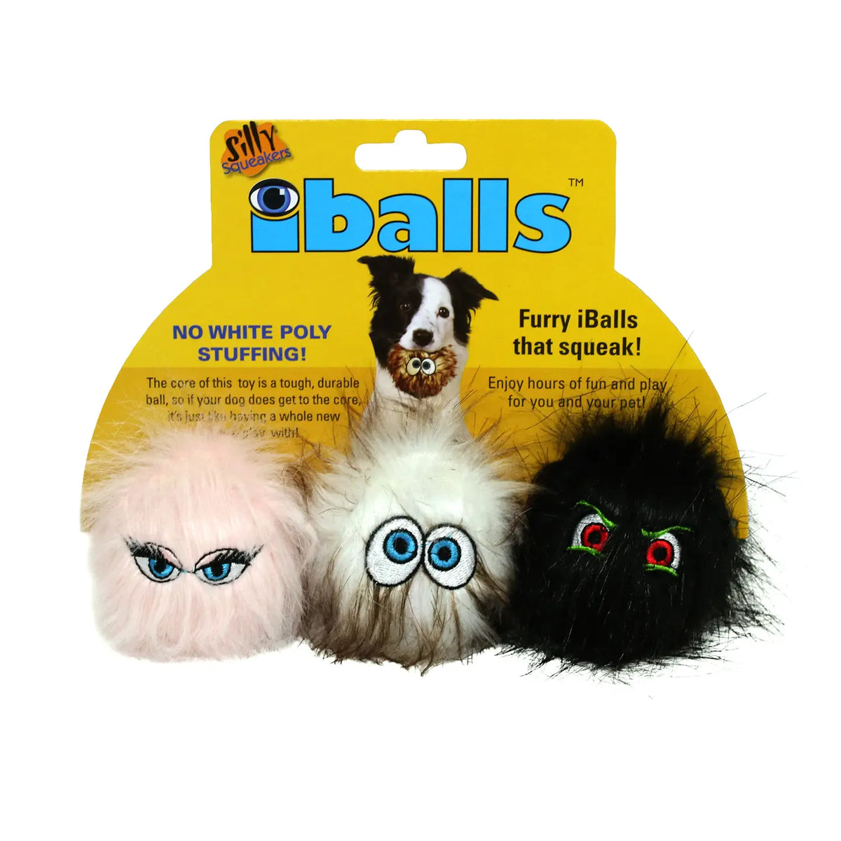 Tuffy Dog Toys - Silly Squeaker iBall 3 Pack Squeaky Dog Toy