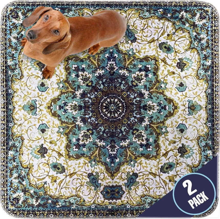 Pupiboo - Medallion Washable Pee Pads 36"x36" (2 pack)