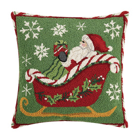 Peking HandiCraft - Pillow Santa Sleigh Hook