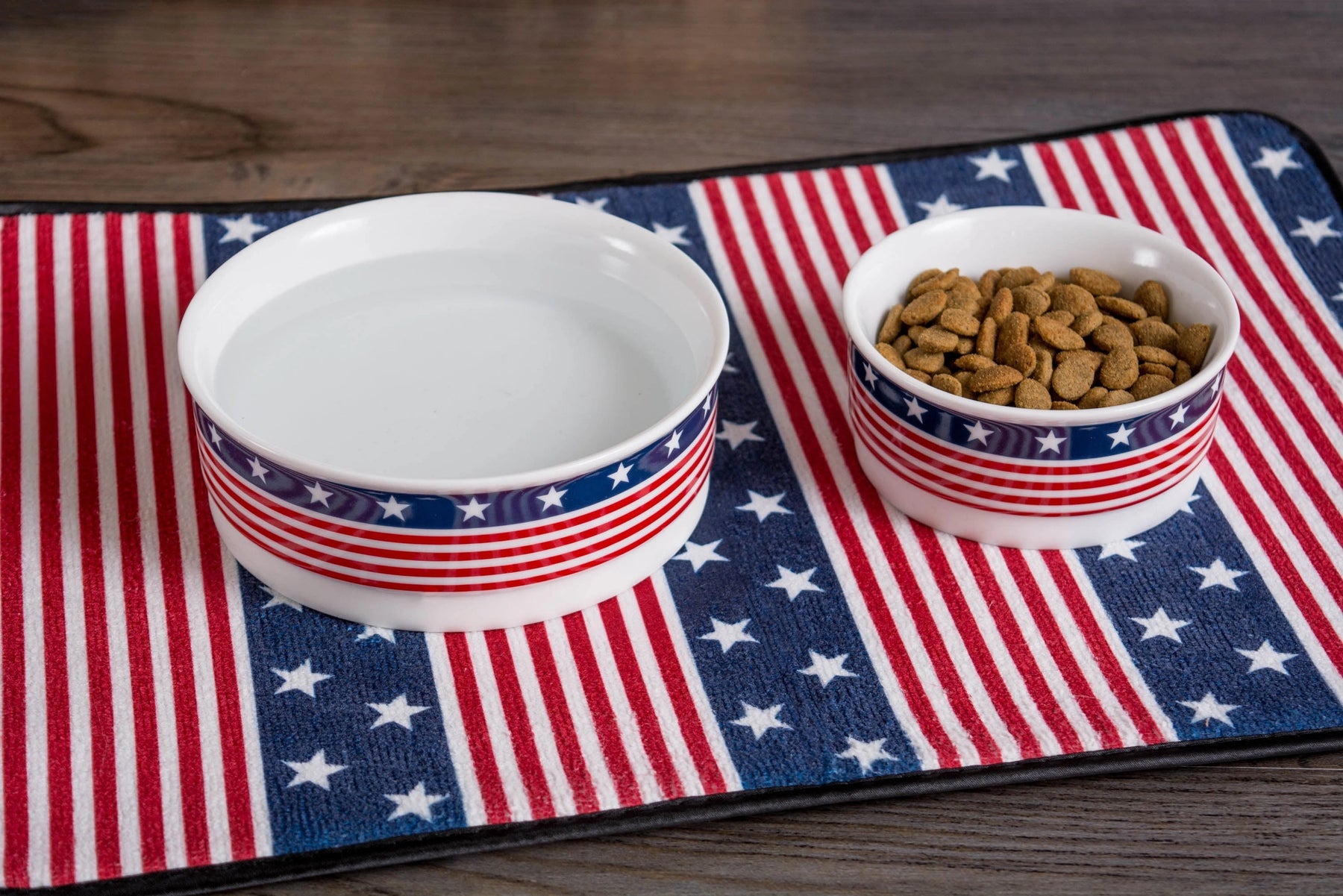 Bone Dry - Flag Pet Bowl