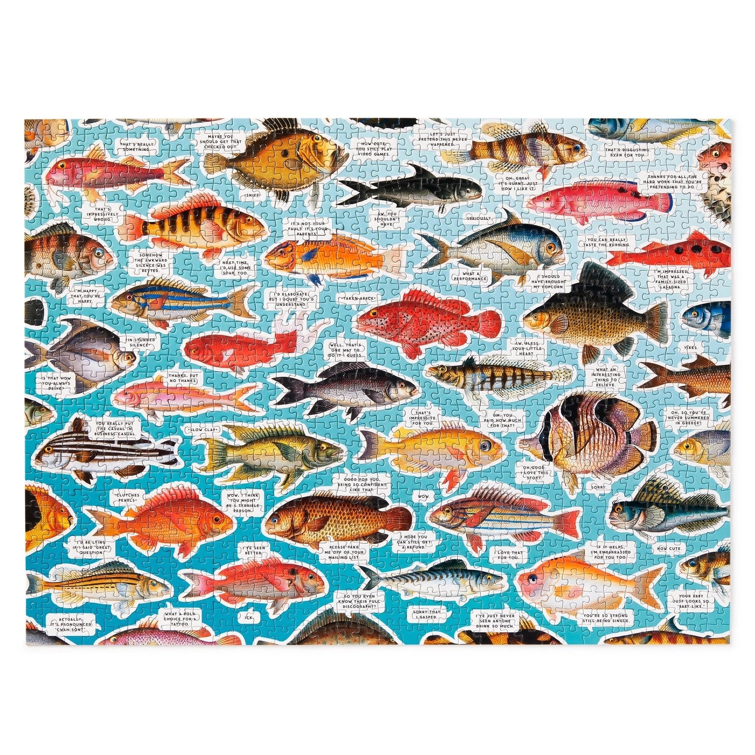 Puzzle Brass Monkey Judgy Fish (1000 Piece)