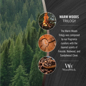 Woodwick - Medium Trilogy Warm Woods