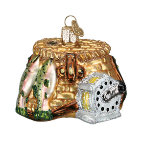 Old World Christmas - Fishing Creel Ornament