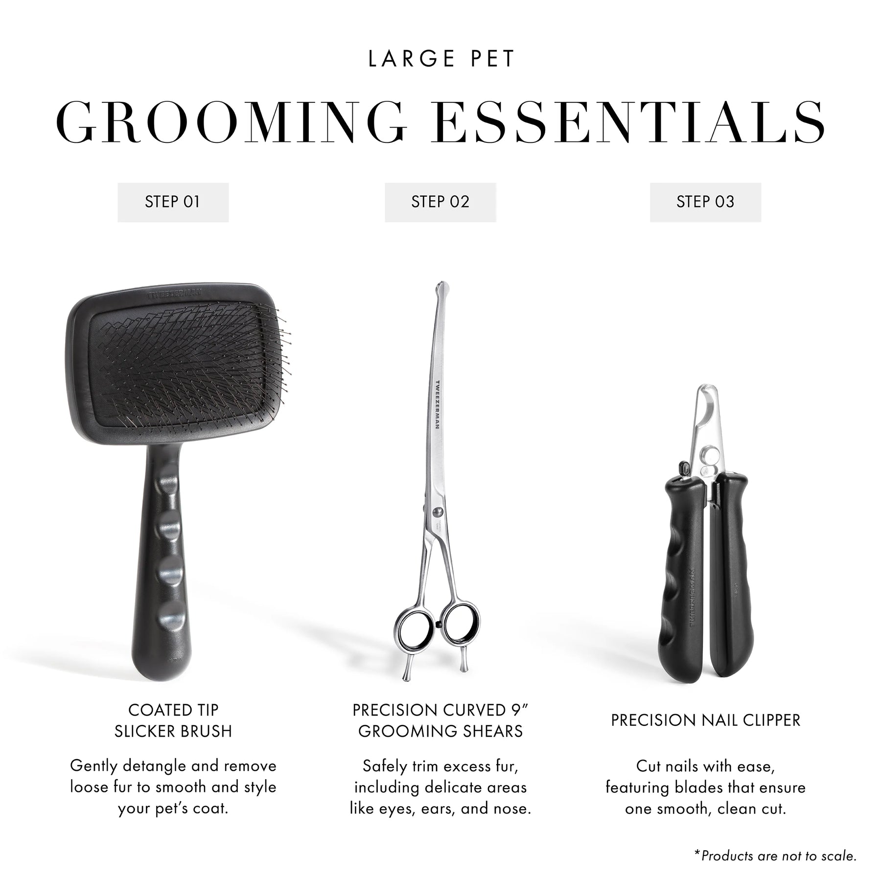 Tweezerman - Grooming Shears Curved 9"