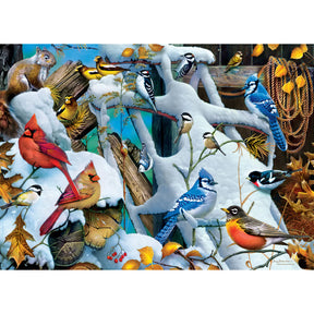 Puzzle Audobon - Snow Birds 1000 Piece