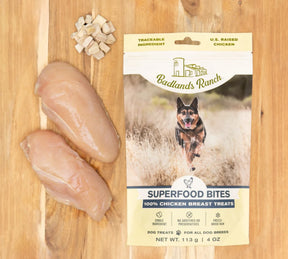 Superfood Bites 100% Chicken Breast Treats Freeze-Dried Raw