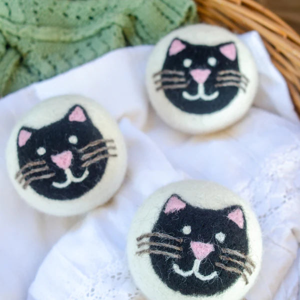 Friendsheep - Eco Dryer Ball Black Cats (Set of 3)