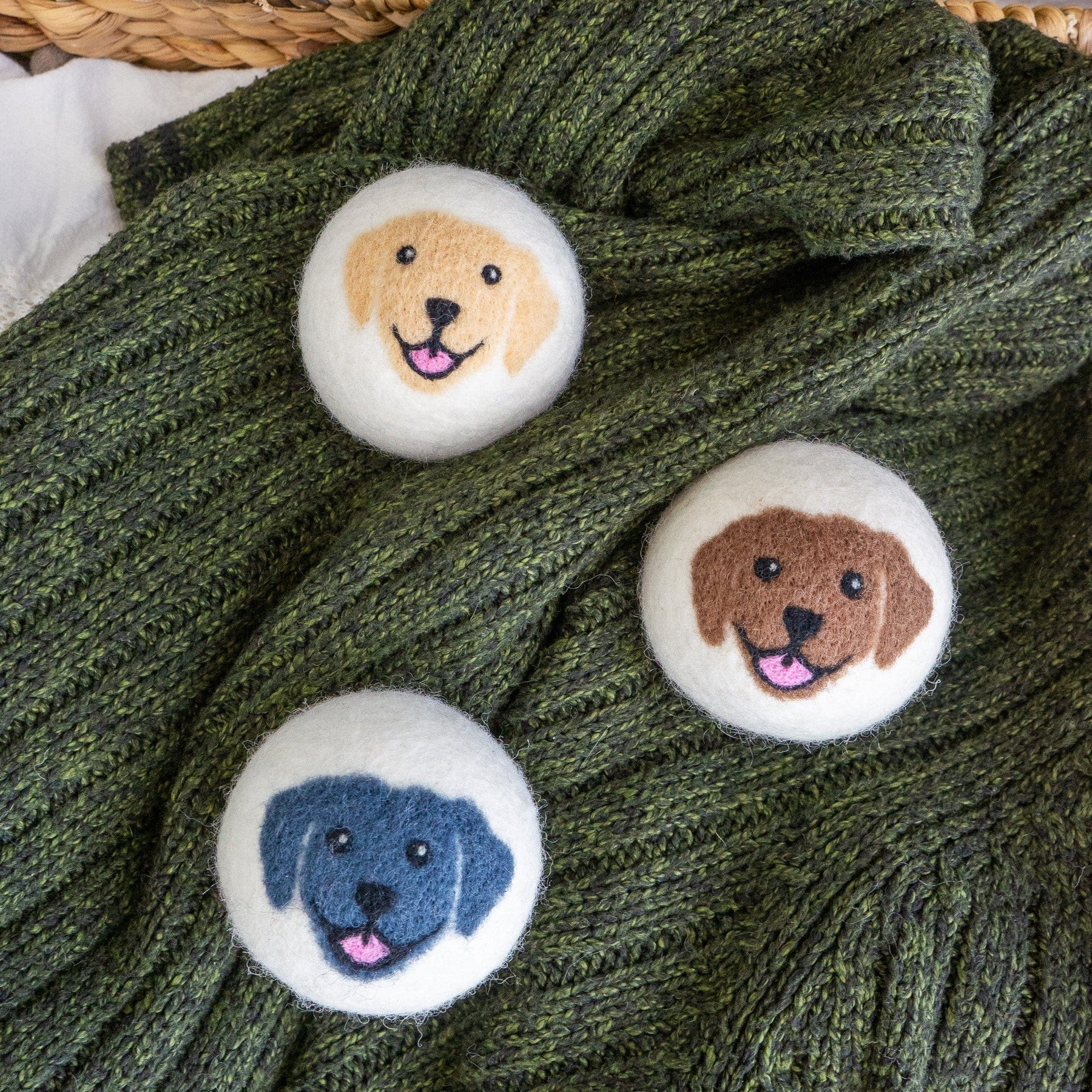 Friendsheep - Eco Dryer Balls Happy Dogs Mix Trio