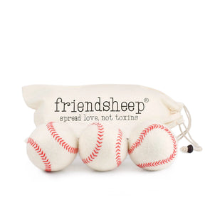 Friendsheep - Eco Dryer Balls Baseball Home Run Trio