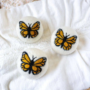 Friendsheep - Eco Dryer Balls Monarch Butterfly Gold Trio