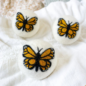 Friendsheep - Eco Dryer Balls Monarch Butterfly Gold Trio