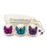 Friendsheep - Eco Dryer Balls Moon Monarch Butterfly Trio