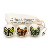 Friendsheep - Eco Dryer Balls Sun Monarch Butterfly Trio