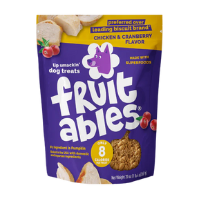 Fruitables - Chicken & Cranberry Crunchy Dog Treats