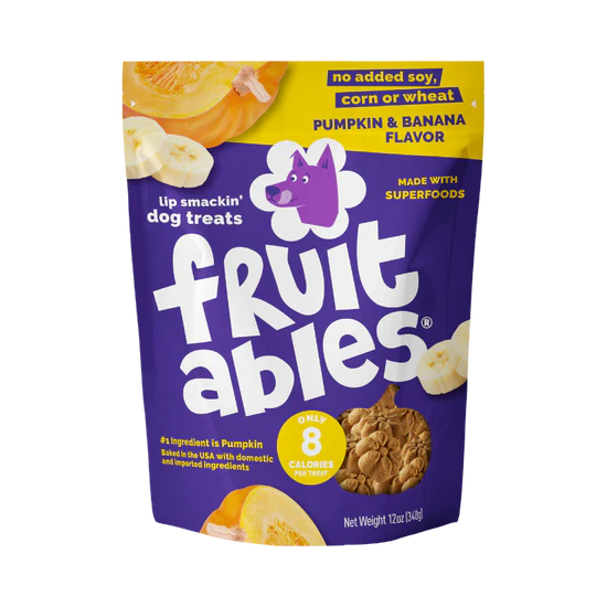 Fruitables - Pumpkin & Banana Crunchy Dog Treats