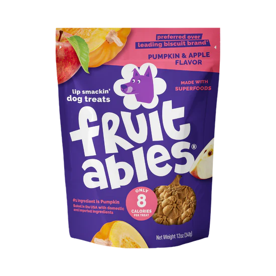 Fruitables - Pumpkin & Apple Crunchy Dog Treats