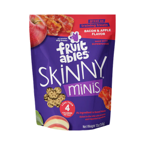 Fruitables - Skinny Minis Apple Bacon, Soft & Chewy Dog Treats