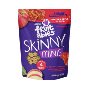 Fruitables - Skinny Minis Apple Bacon, Soft & Chewy Dog Treats