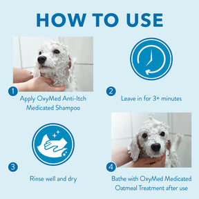 OxyMed Medicated Anti Itch Shampoo for Pets