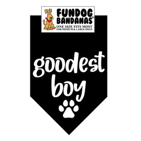 FunDog Bandanas - Dog Bandana Goodest Boy