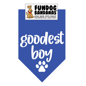 FunDog Bandanas - Dog Bandana Goodest Boy