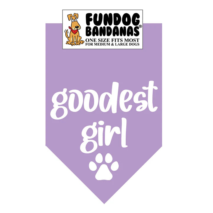 FunDog Bandanas - Dog Bandana Goodest Girl