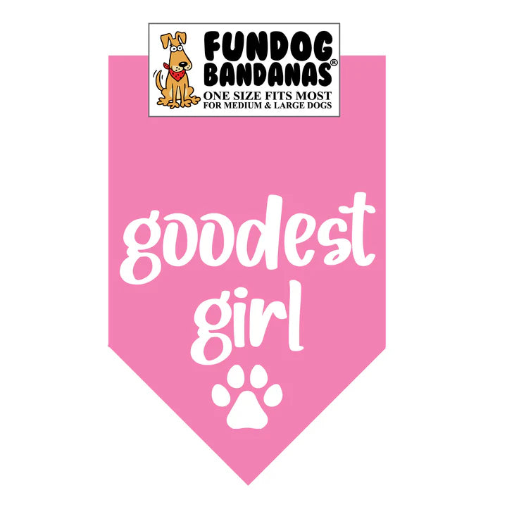 FunDog Bandanas - Dog Bandana Goodest Girl