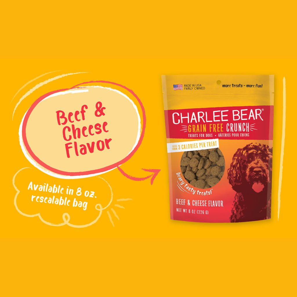 Charlee Bear - Grain Free Crunch Beef & Cheese - USA