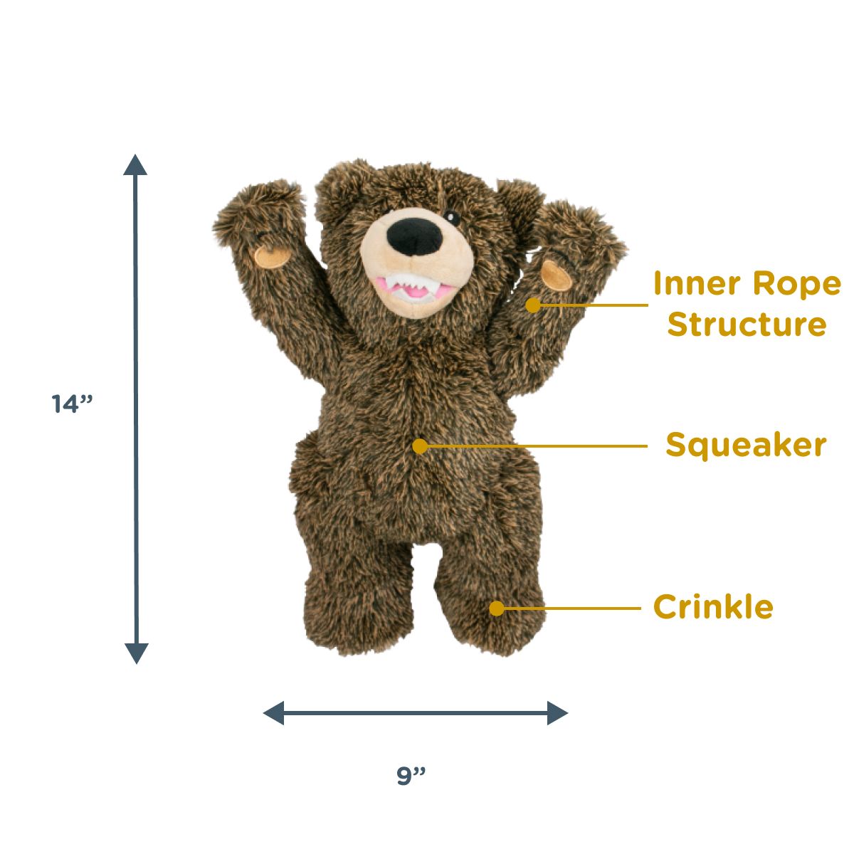 Rope Body Grizzly Bear