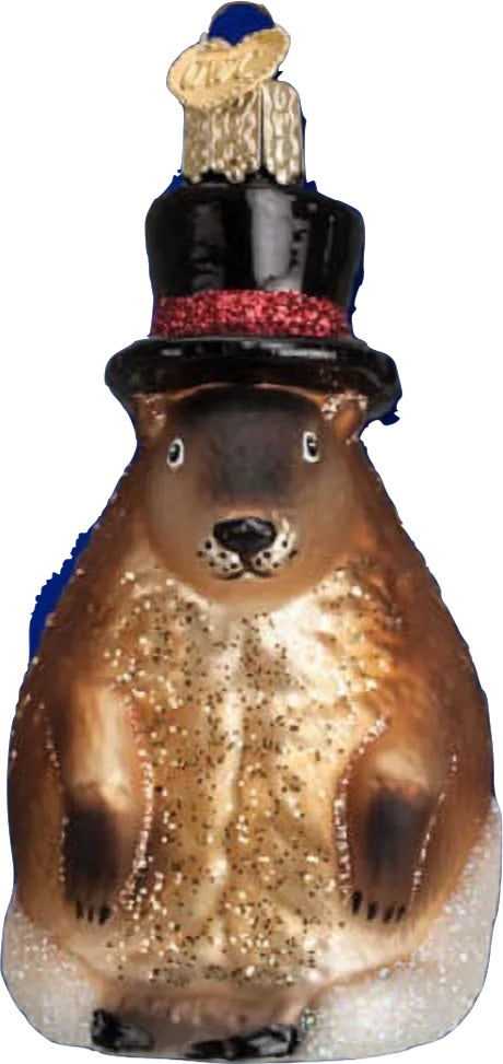 Old World Christmas - Groundhog Ornament