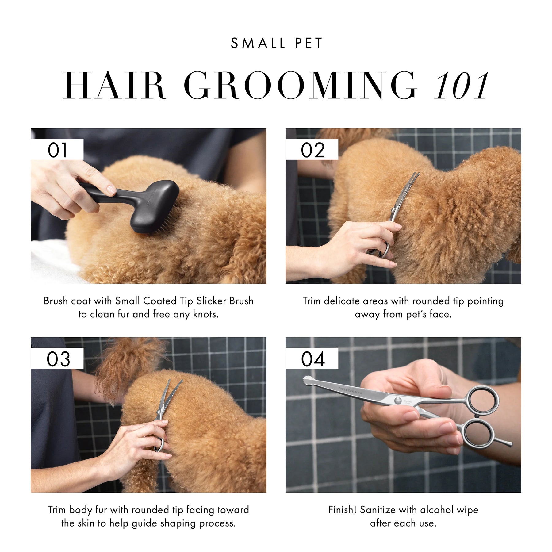 Tweezerman - Grooming Shears Curved 7"