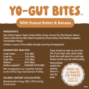 Natural Balance - Yo-Gut Bites With Peanut Butter