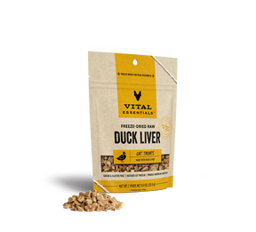 Vital Essentials - Duck Liver Freeze-Dried  Cat Treats
