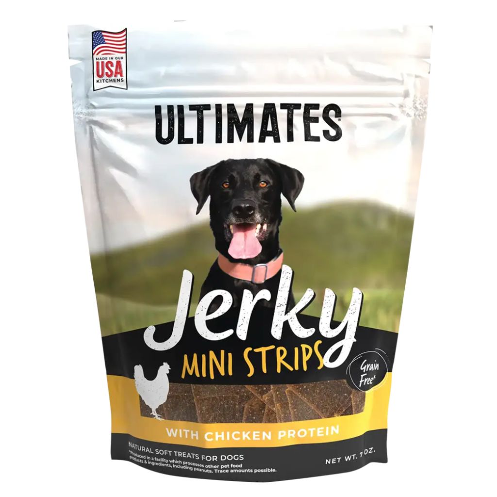 Ultimate Jerkey Mini Strips Chicken Dog Treats
