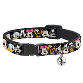 Buckle Down - Cat Collar Breakaway with Bell, Classic Disney Characters