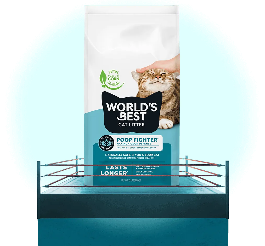 Worlds Best Poop Fighter Cat Litter