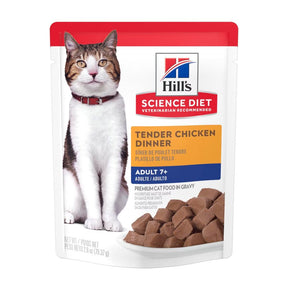 Hill's Science Diet - Adult 7+ Tender Chicken Dinner Cat Pouches
