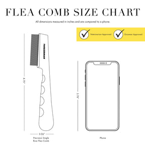 Tweezerman - Flea Comb Precision With Ergonomic Handle