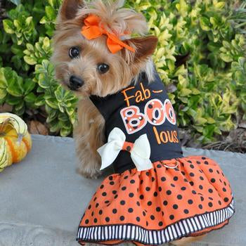 Doggie Design - Halloween Dog Harness Dress Fab-BOO-Lous