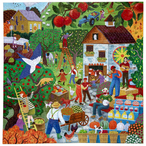 eeBoo - Fall Apple Picking 1000 Piece Puzzle