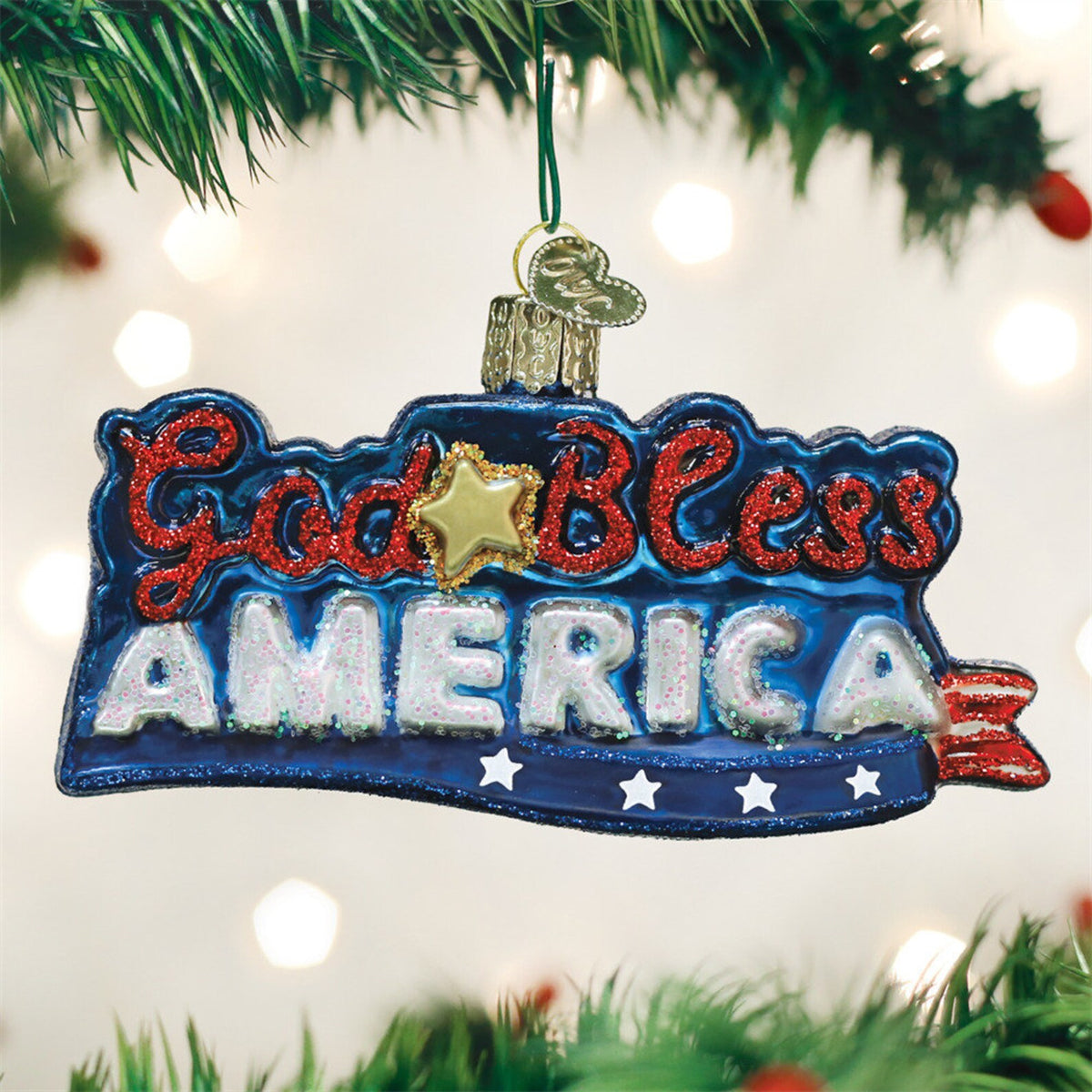 Old World Christmas - God Bless America Ornament