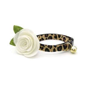 Made by Cleo - Cat Collar "Safari" Breakaway with Gold