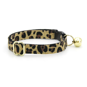 Made by Cleo - Cat Collar "Safari" Breakaway with Gold