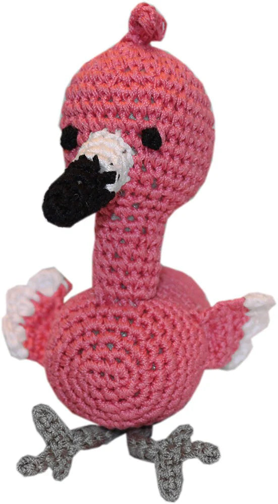 Knit Knacks Fergie The Flamingo Organic Cotton for Small Dogs
