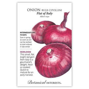 Botanical Interests, Inc. - Flat of Italy Bulb Cipollini Onion Seeds