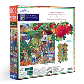 eeBoo - Fall Apple Picking 1000 Piece Puzzle