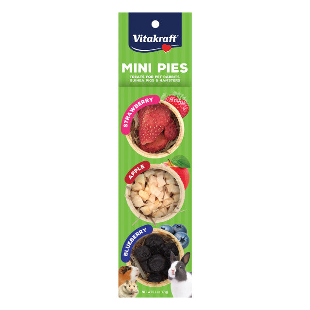 Mini Fruit Pies Treats For Pet Rabbits, Guinea Pigs & Hamster