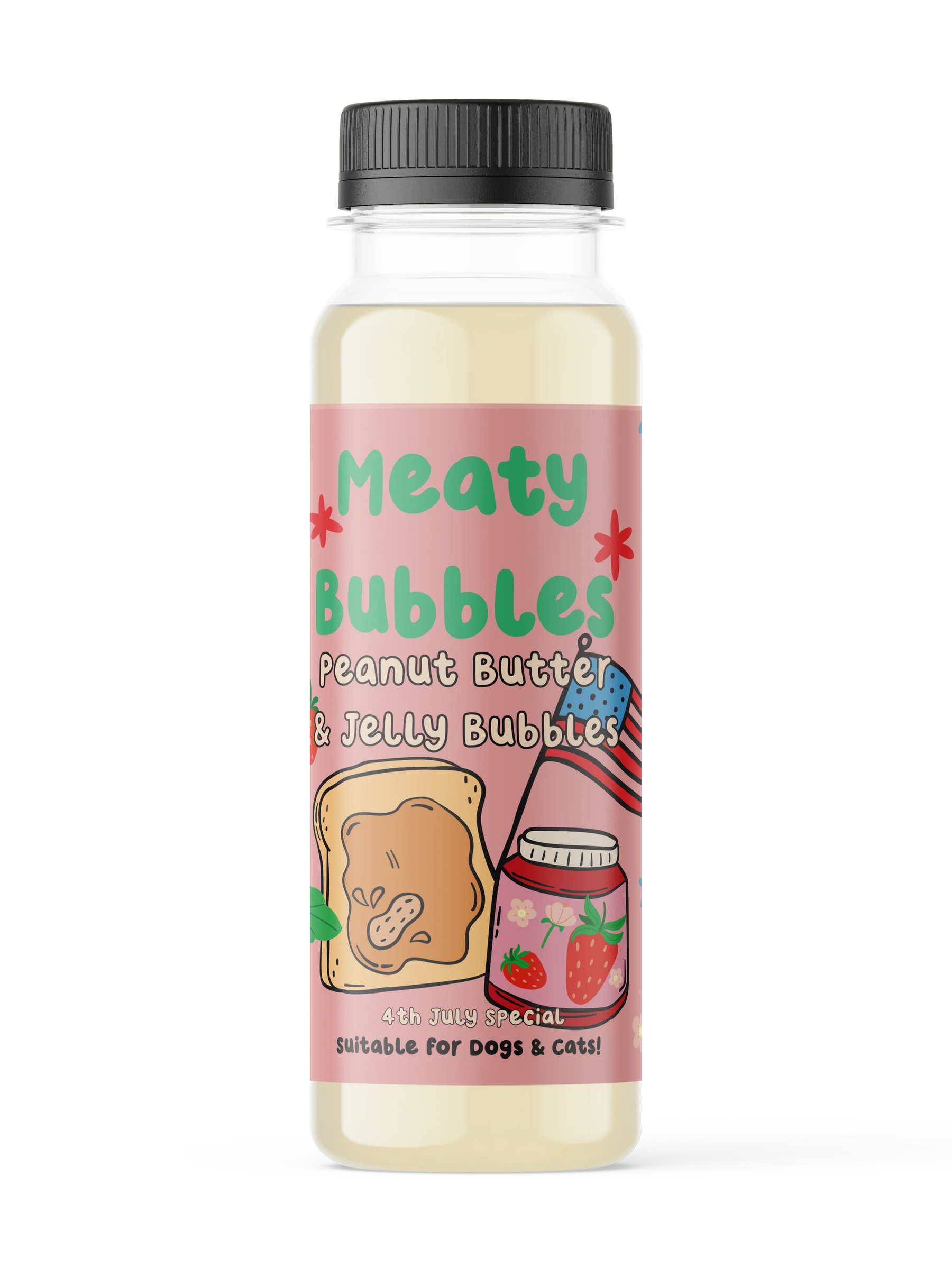 Meaty Bubbles Dog Bubbles PB & Jelly